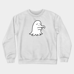 Cute Ghost Need Hug | Playful Ghost Crewneck Sweatshirt